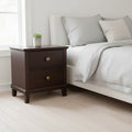 Costway End Table Nightstand Storage Display Furniture Drawer Shelf