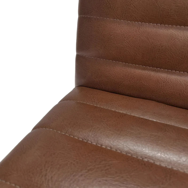 Chaises de salle à manger capitonnées élégantes avec pieds en caoutchouc, lot de 2, pour une expérience culinaire raffinée