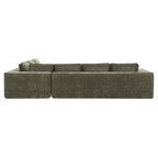 Canapé d'angle modulable en L, Ensemble de canapés Cloud en chenille