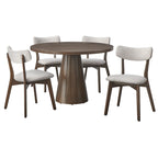 Chaise de salle à manger en bois massif (Lot de 2)