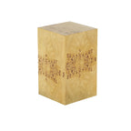 Table d'appoint carrée en bois Roche River Decor - Motif grain de bois - Marron