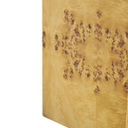 Table d'appoint carrée en bois Roche River Decor - Motif grain de bois - Marron