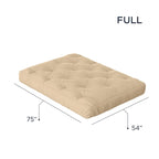 Matelas futon grand format en mousse à mémoire de forme 8"