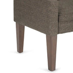 Banc contemporain rembourré de 50 pouces de large - 50 x 22 x 23,8