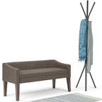 Banc contemporain rembourré de 50 pouces de large - 50 x 22 x 23,8