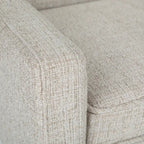 Banc contemporain rembourré de 50 pouces de large - 50 x 22 x 23,8