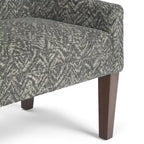 Banc contemporain rembourré de 50 pouces de large - 50 x 22 x 23,8