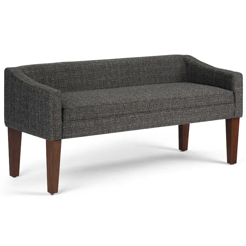 Banc contemporain rembourré de 50 pouces de large - 50 x 22 x 23,8