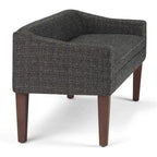 Banc contemporain rembourré de 50 pouces de large - 50 x 22 x 23,8