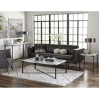Table d'appoint Saxon noir mat