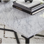 Table d'appoint Saxon noir mat