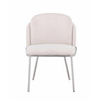 Chaise d'appoint à dossier incurvé Lacey, lot de 2