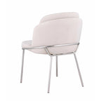 Chaise d'appoint à dossier incurvé Lacey, lot de 2