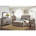  Salinger Pewter 5-Piece Bedroom Set with 2-Nightstand