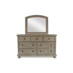 Ensemble de chambre à coucher 5 pièces étain avec 2 tables de chevet