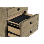 Ensemble de chambre à coucher 5 pièces étain avec 2 tables de chevet