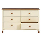 Commode de rangement en bois à 6 tiroirs