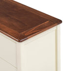 Commode de rangement en bois à 6 tiroirs