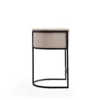 Tabouret de bar Cosmopolitan de 85,9 cm en métal noir (lot de 3)