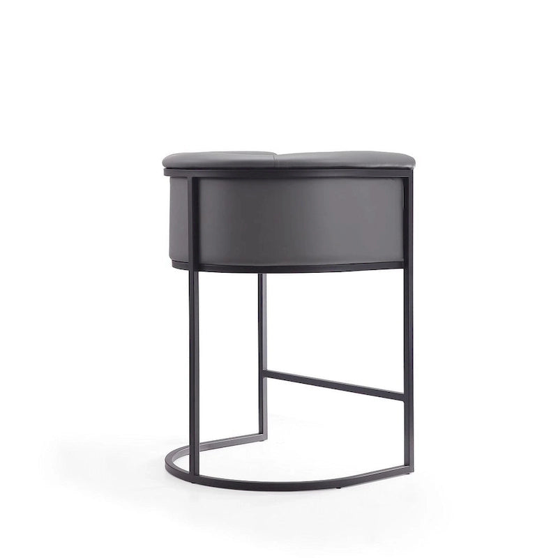 Tabouret de bar Cosmopolitan de 85,9 cm en métal noir (lot de 3)