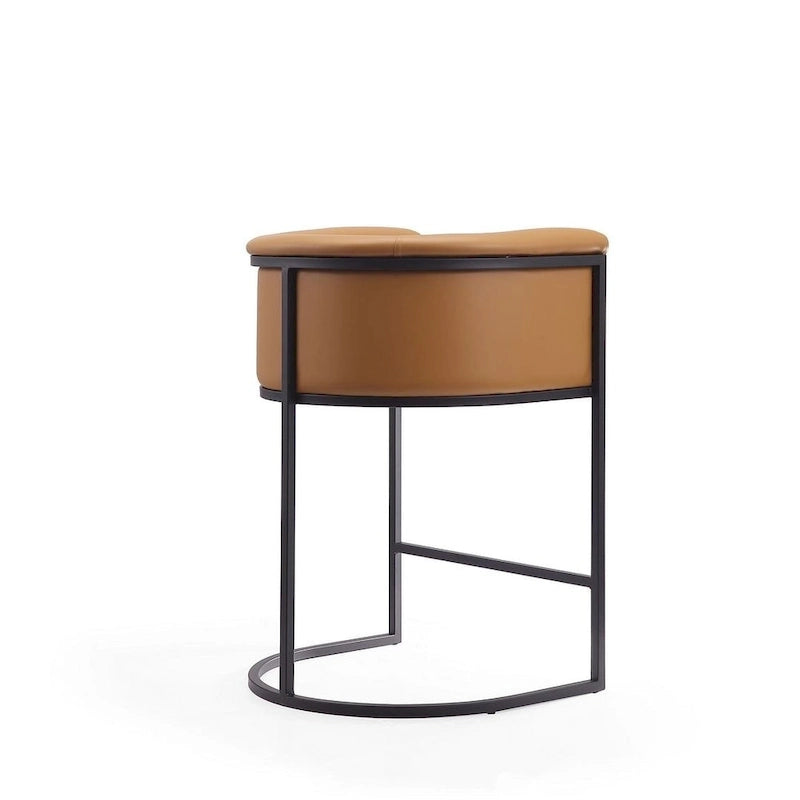 Tabouret de bar Cosmopolitan de 85,9 cm en métal noir (lot de 3)