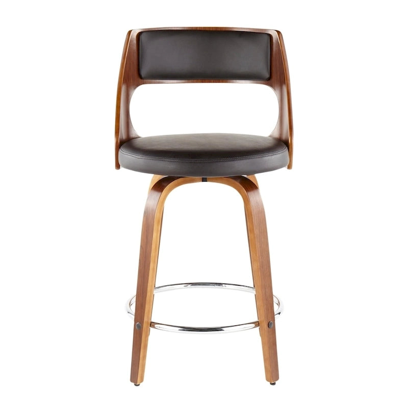 Tabouret de comptoir moderne du milieu du siècle (Lot de 2)