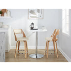 Tabouret de comptoir moderne du milieu du siècle (Lot de 2)