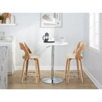 Tabouret de comptoir moderne du milieu du siècle (Lot de 2)