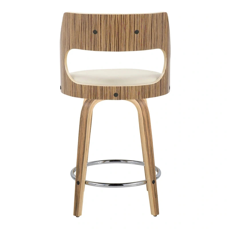 Tabouret de comptoir moderne du milieu du siècle (Lot de 2)
