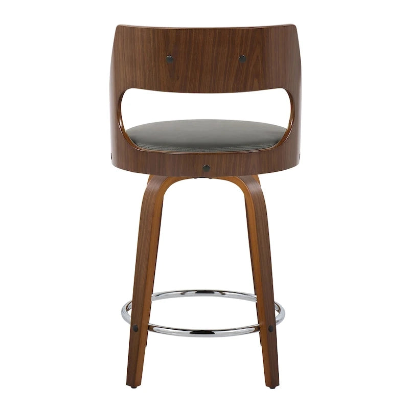 Tabouret de comptoir moderne du milieu du siècle (Lot de 2)