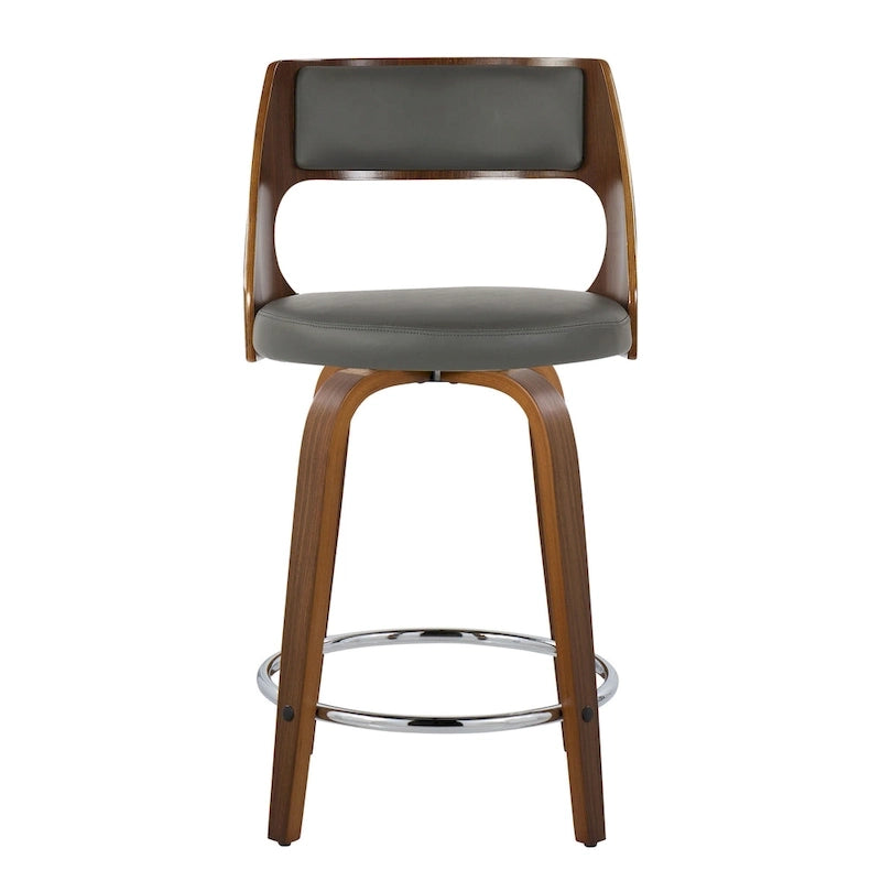 Tabouret de comptoir moderne du milieu du siècle (Lot de 2)