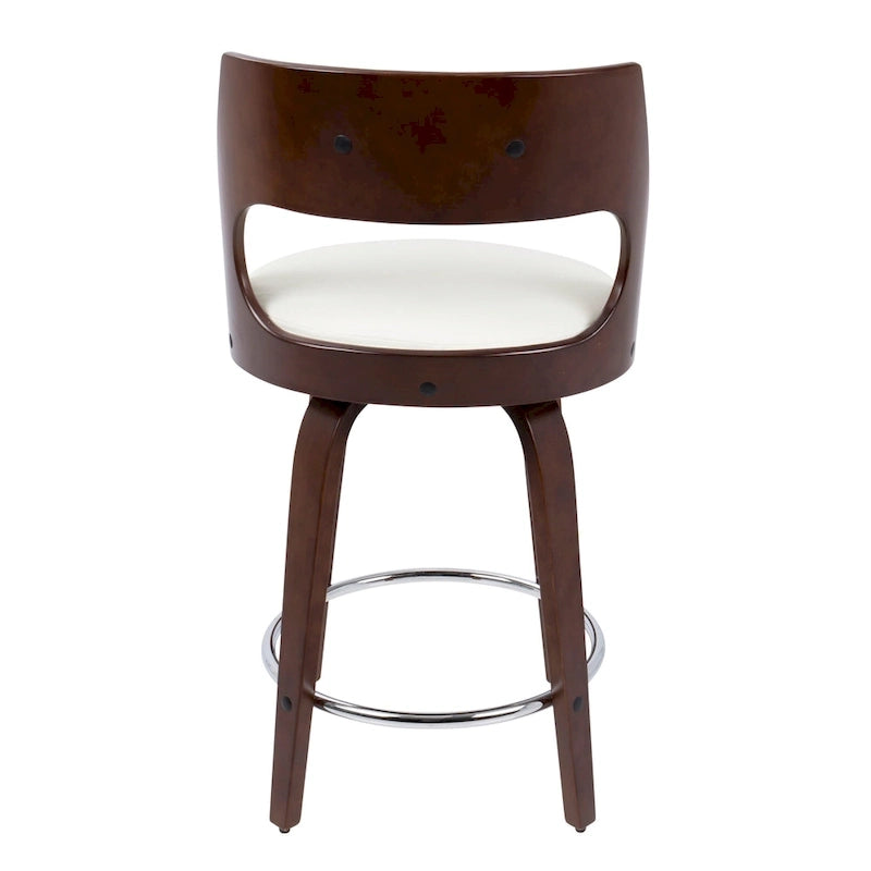 Tabouret de comptoir moderne du milieu du siècle (Lot de 2)