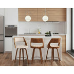 Tabouret de comptoir moderne du milieu du siècle (Lot de 2)