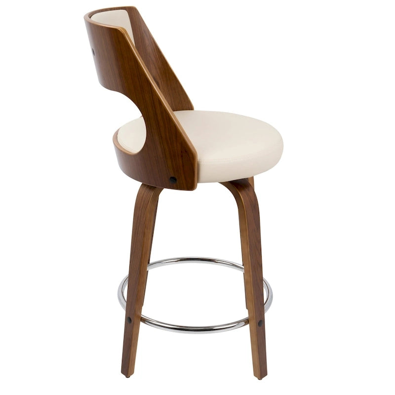 Tabouret de comptoir moderne du milieu du siècle (Lot de 2)