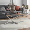 Marchat Glam Chrome 47-inch Mirror Top Coffee Table by 