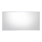 Table basse Marchat Glam Chrome avec miroir de 47 pouces par