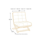 Fauteuil d'appoint décontracté en similicuir