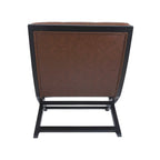 Fauteuil d'appoint décontracté en similicuir