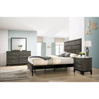  Stout Panel Bedroom Set with Bed, Dresser, Mirror, Night Stand