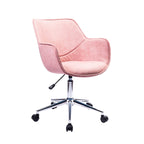 Fauteuil de bureau réglable, microfibre, piètement chromé