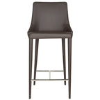 Tabouret de comptoir blanc Soledad de 26 pouces (ensemble de 2) - 22,9 x 18,9 x 37,4 - 23L x 19P x 37H
