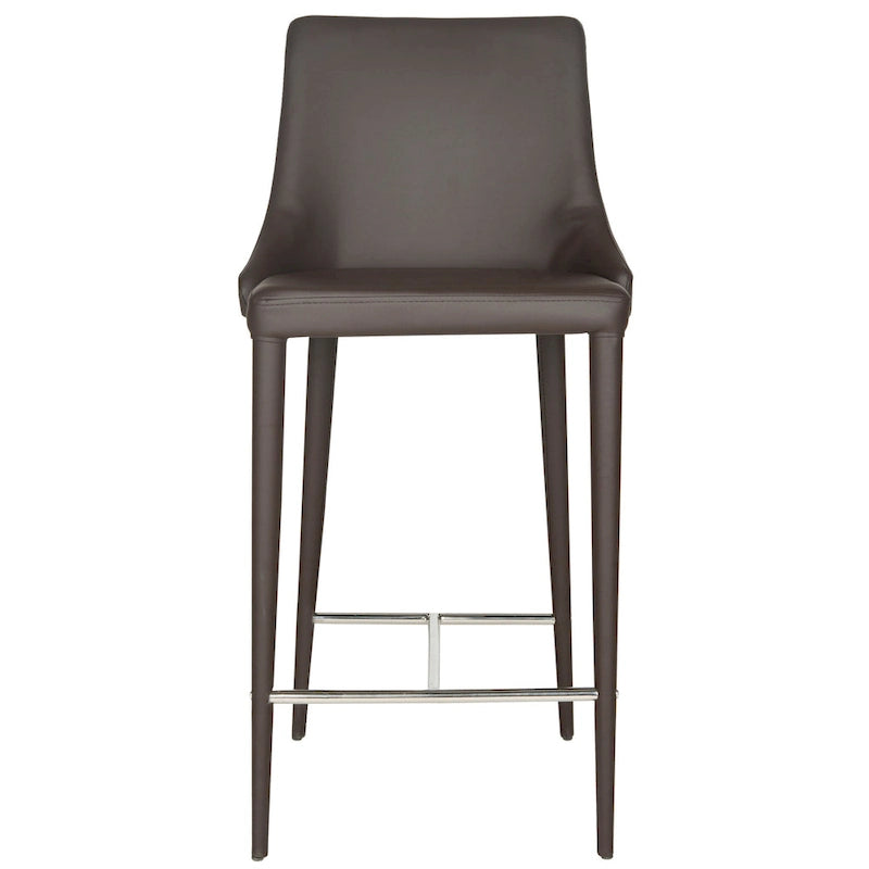 Tabouret de comptoir blanc Soledad de 26 pouces (ensemble de 2) - 22,9 x 18,9 x 37,4 - 23L x 19P x 37H
