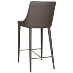 Tabouret de comptoir blanc Soledad de 26 pouces (ensemble de 2) - 22,9 x 18,9 x 37,4 - 23L x 19P x 37H