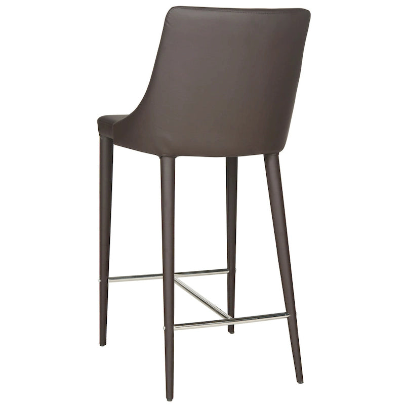 Tabouret de comptoir blanc Soledad de 26 pouces (ensemble de 2) - 22,9 x 18,9 x 37,4 - 23L x 19P x 37H