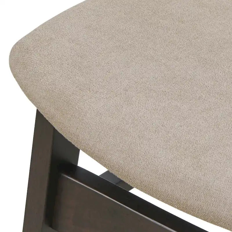 Chaise de salle à manger Parlin en bois massif (lot de 4)