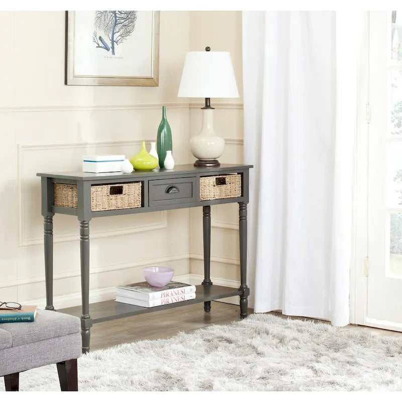 Console Edyth Grey - 44,5 x 13,4 x 31,5 - 45Wx13Px32H