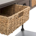 Console Edyth Grey - 44,5 x 13,4 x 31,5 - 45Wx13Px32H