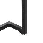 Table d'appoint rectangulaire à étagère unique Malvina - 61 L x 36 P x 61 H cm - 61Lx36Px61H