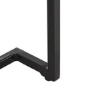 Table d'appoint rectangulaire à étagère unique Malvina - 61 L x 36 P x 61 H cm - 61Lx36Px61H