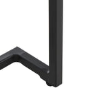 Table d'appoint rectangulaire à étagère unique Malvina - 61 L x 36 P x 61 H cm - 61Lx36Px61H